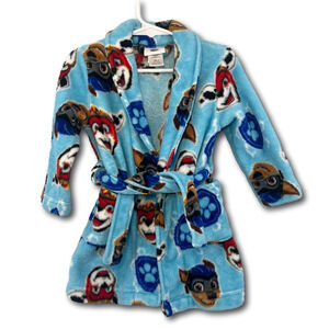 Paw Patrol Robe Pajamas Cover Toddler Boy Girl Size 2T Chase Marshall Bathrobe